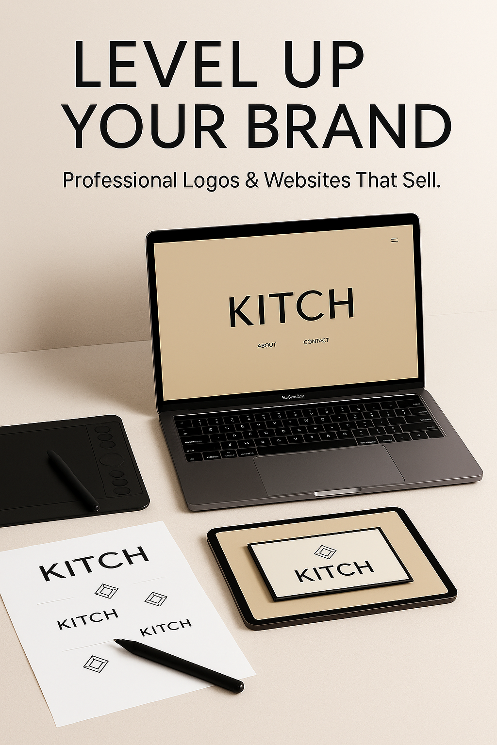 KITCH Premium Branding & Website Package